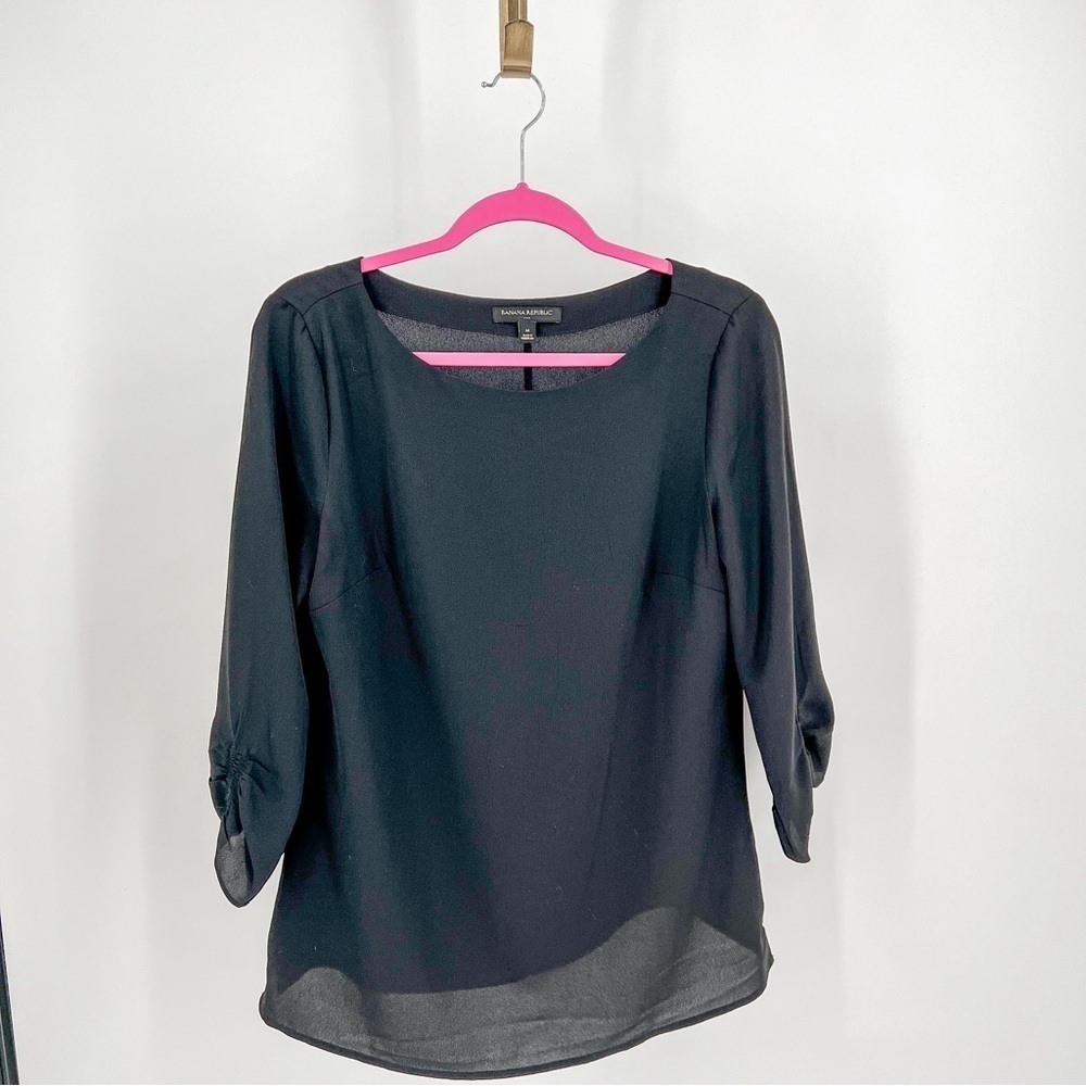 Banana Republic black blouse